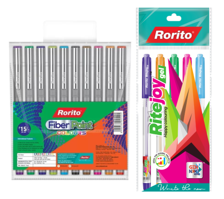 Ritejoy gel + Fiberpoint Colours