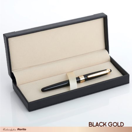 Black Gold Roller Pen