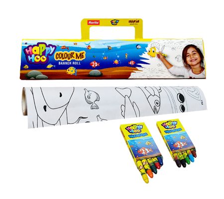 Happy Hoo Colour me Banner Roll